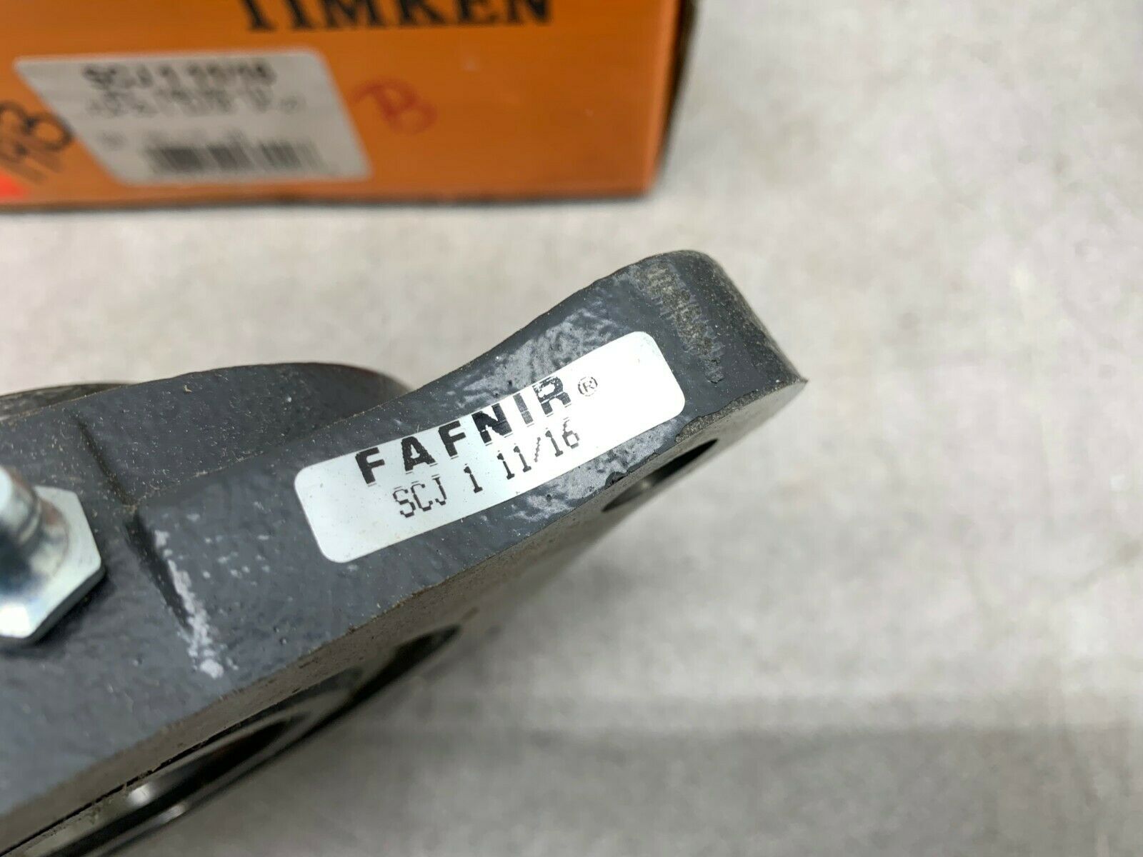 NEW IN BOX TIMKEN 4-BOLT FLANGE BEARING 1-11/16" BORE SCJ1 11/16