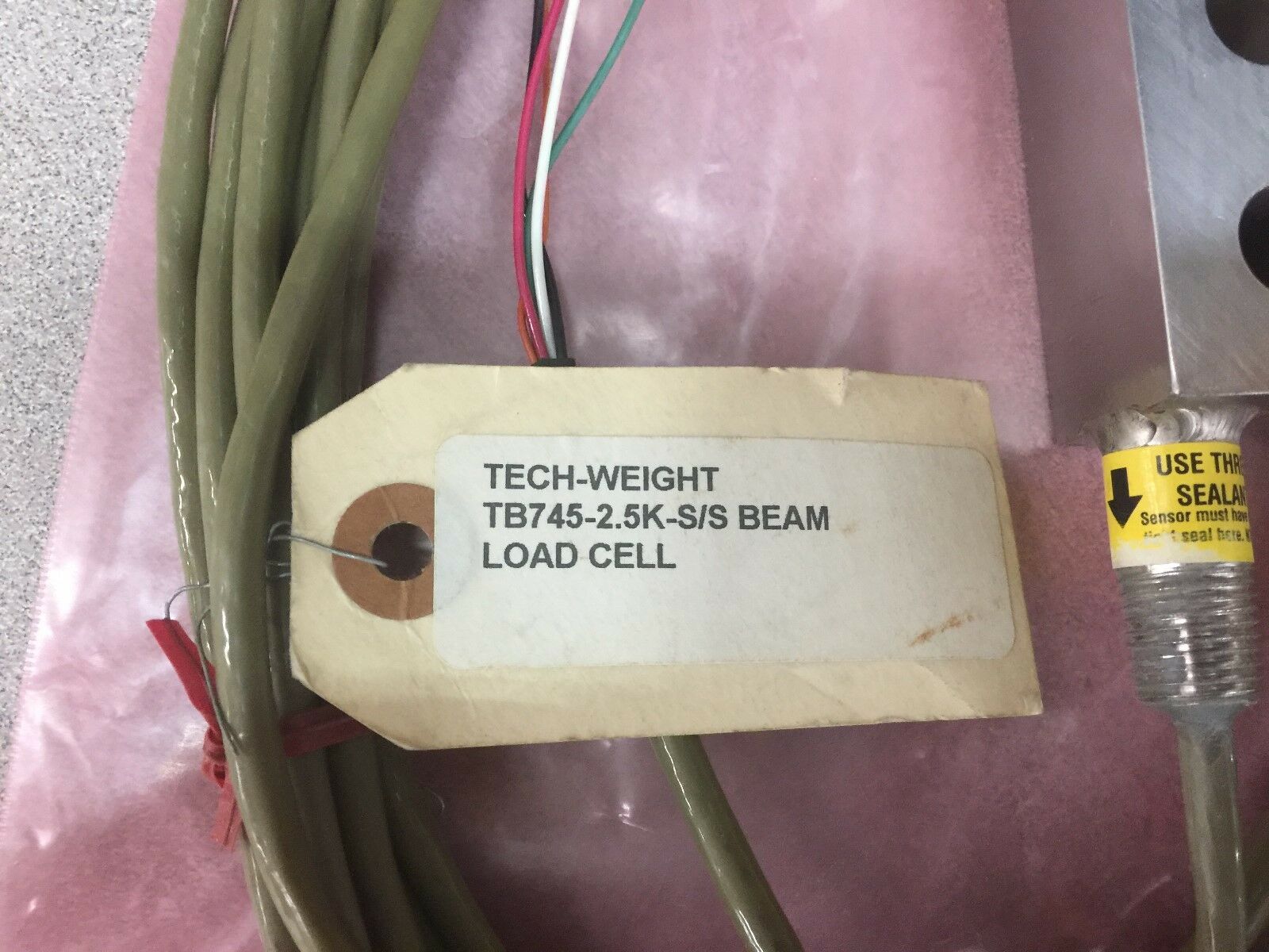 NEW NO BOX TOTALCOMP LOAD CELL TB745-2.5K-SS