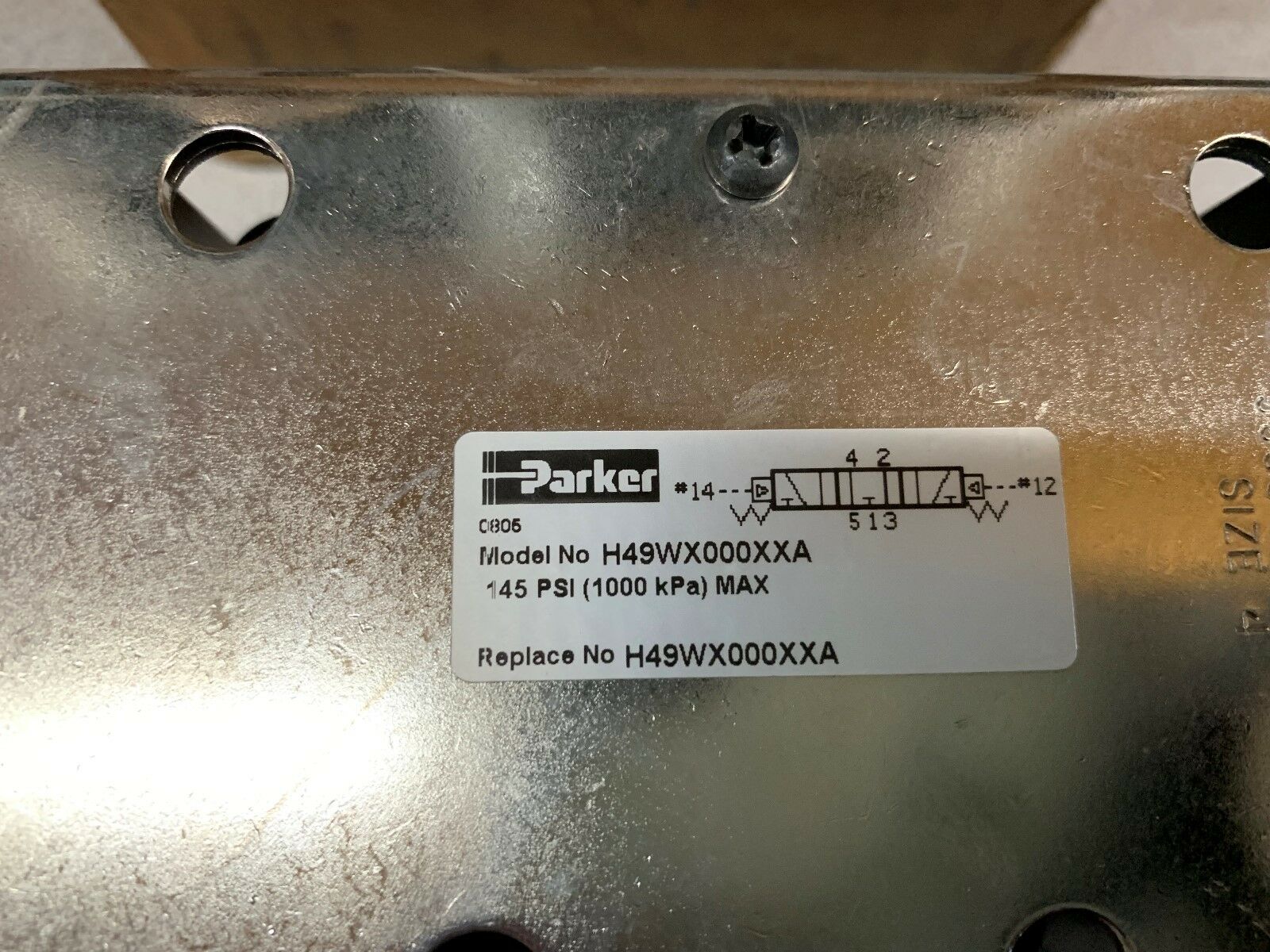 NEW IN BOX PARKER AIR VALVE H49WX000XXA