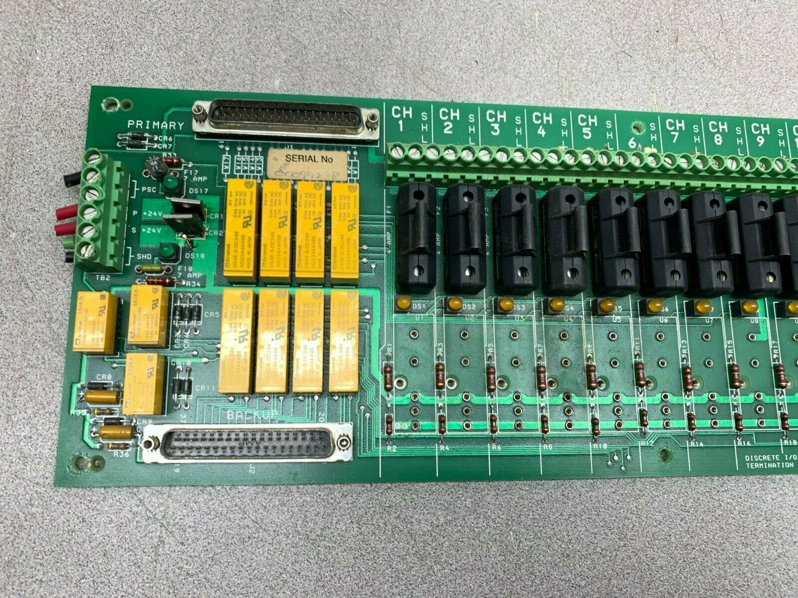 USED FISHER CIRCUIT BOARD CL6784X1-A1