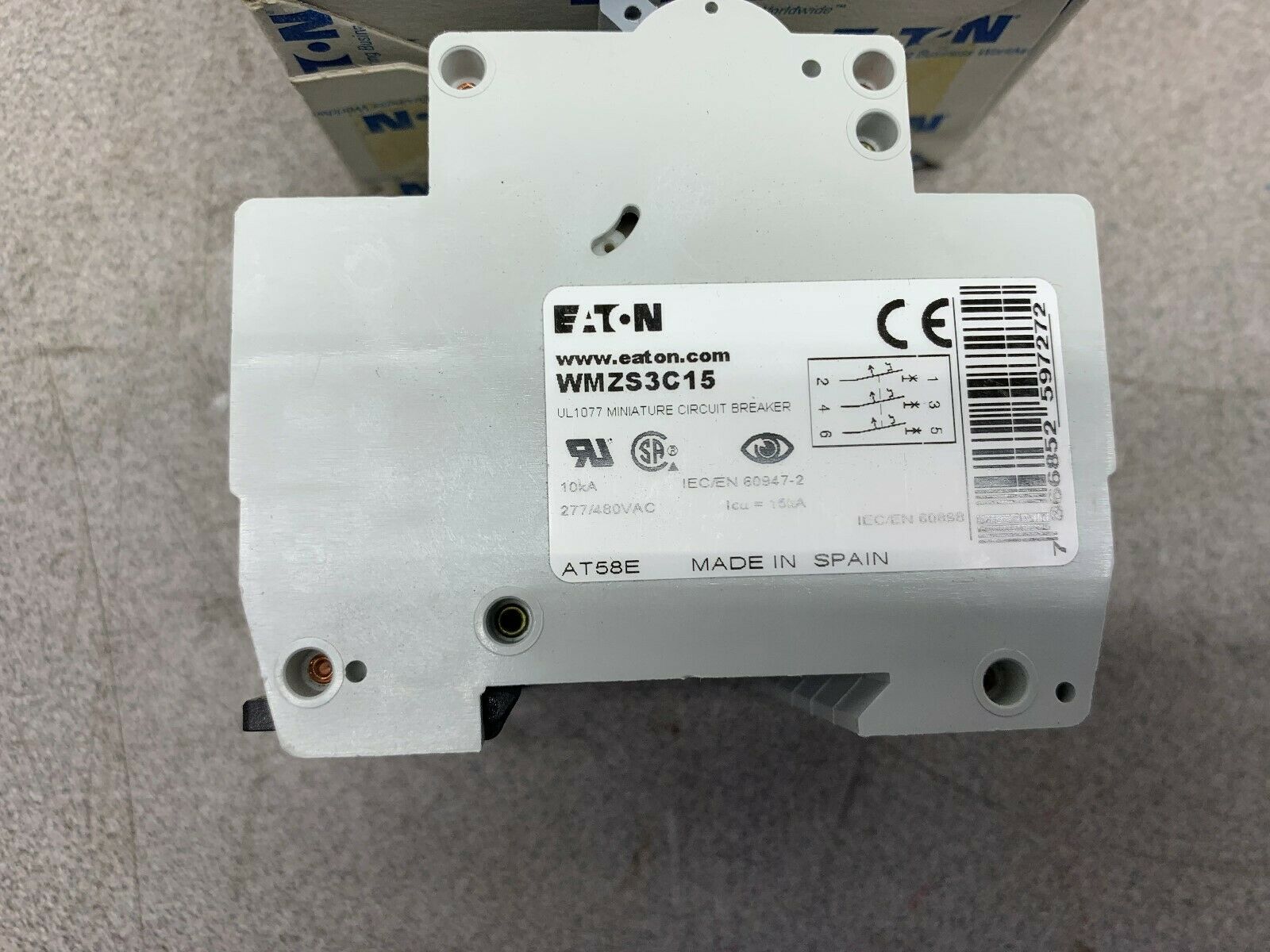 NEW IN BOX EATON BREAKER WMZS3C15