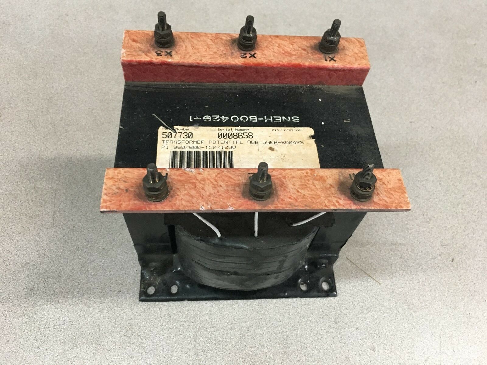 NEW NO BOX ABB TRANSFORMER SNEH-B00429-1