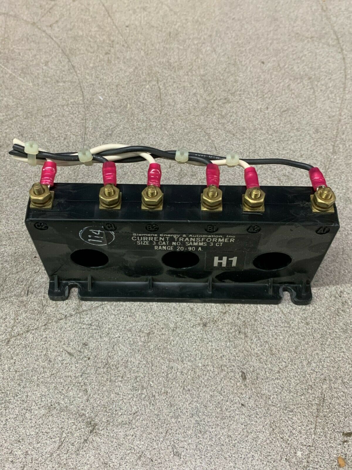 USED SIEMENS SIZE 3 CURRENT TRANSFORMER SAMMS 3 CT