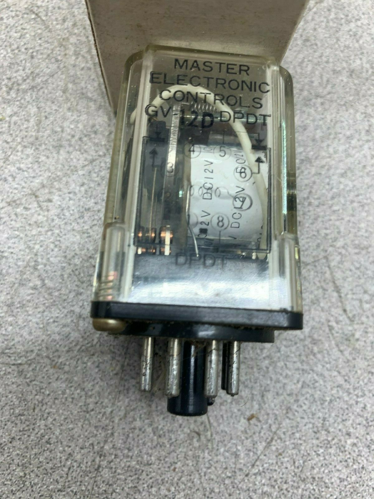 NEW IN BOX MEC RELAY GV 12D DPDT