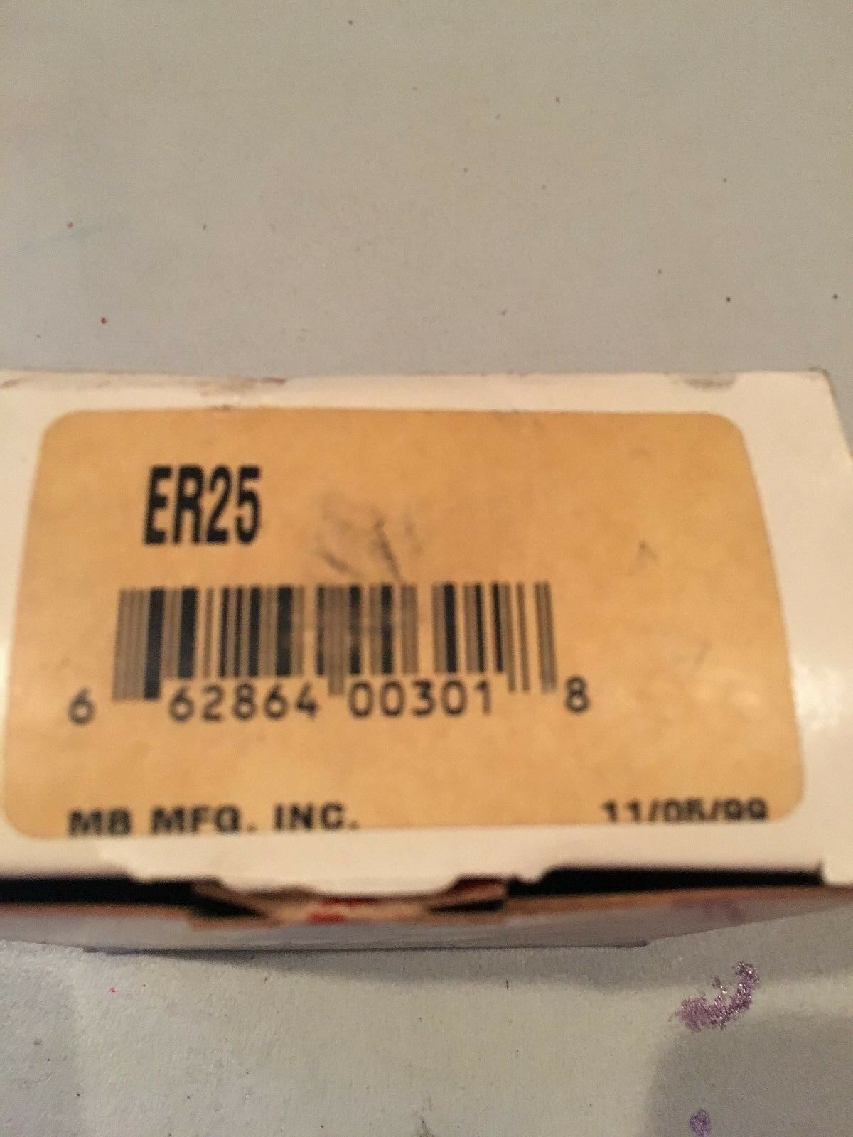 NEW IN BOX MB BEARING ER 25