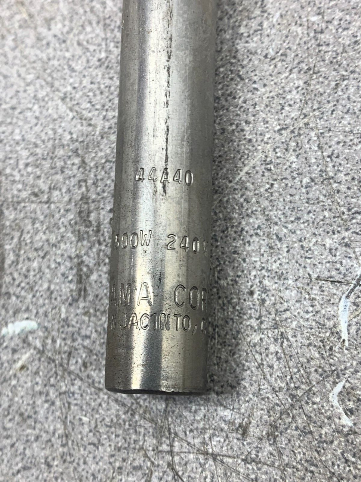 NEW NO BOX RAMA CORP 240V. 500W FIREROD CARTRIDGE HEATER 44A40