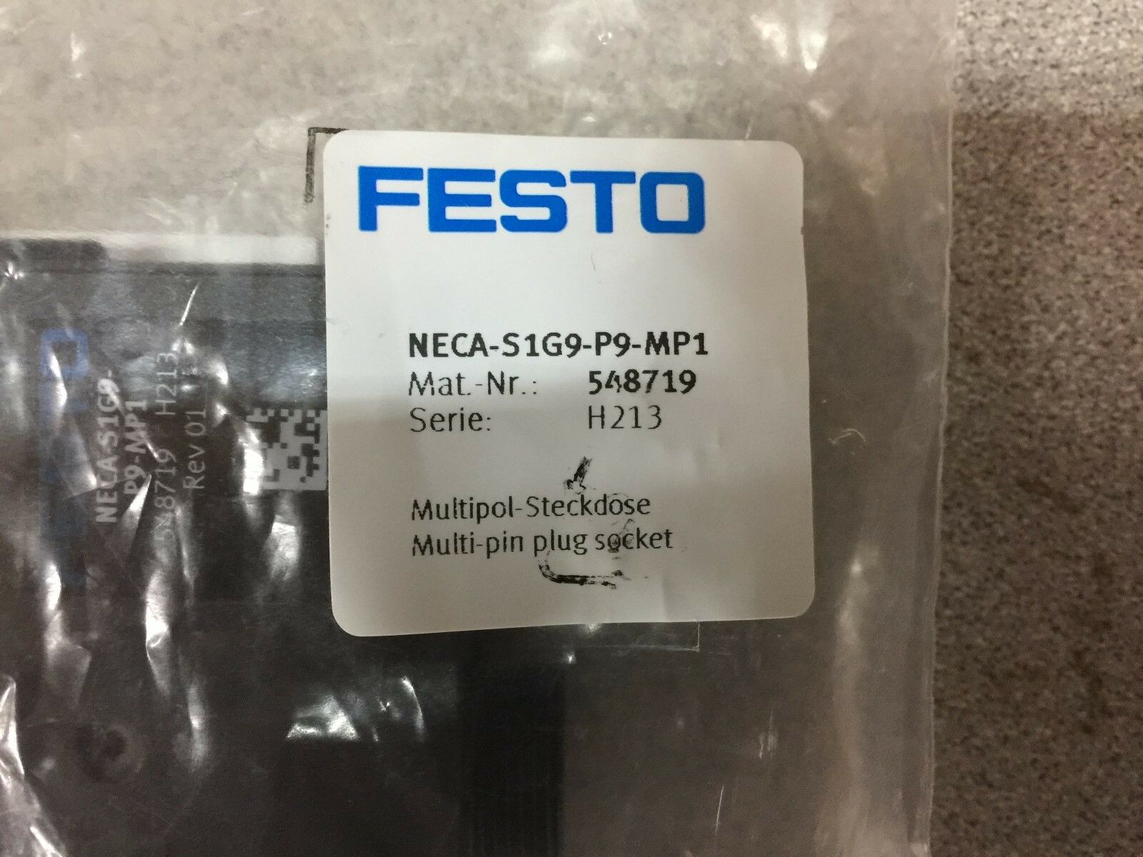 NEW IN ORIGINAL PACKAGING FESTO CONNECTOR NECA-S1G9-P9-MP1