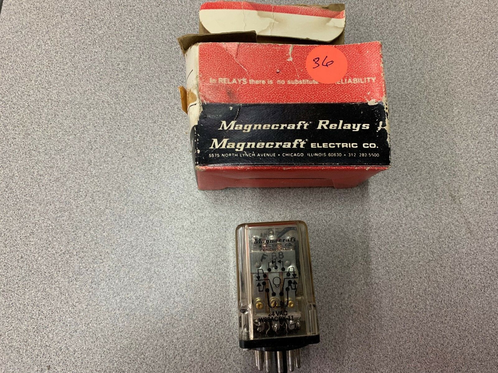 NEW IN BOX MAGNECRAFT RELAY W88ACPX-11