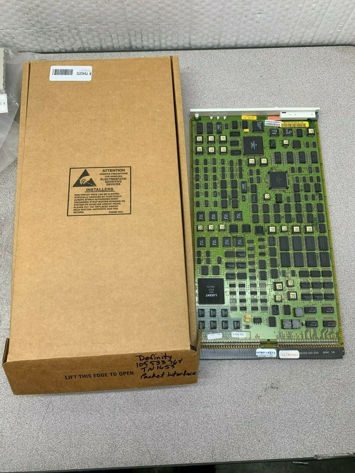 NEW AVAYA LUCENT PACKET INTERFACE CIRCUIT BOARD TN1655