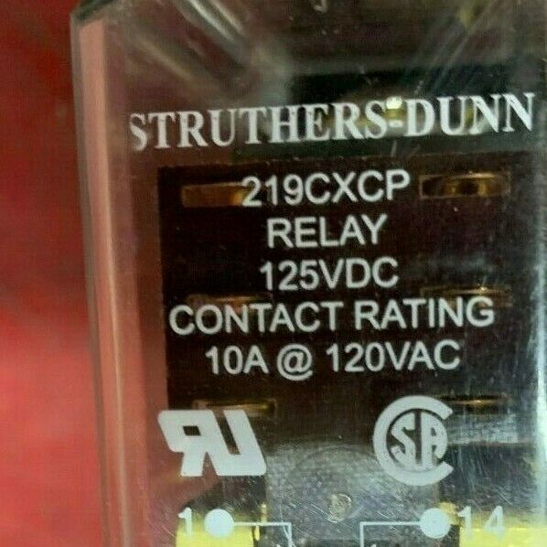 NEW IN BOX STRUTHER-DUNN 125VDC COIL 219CXCP