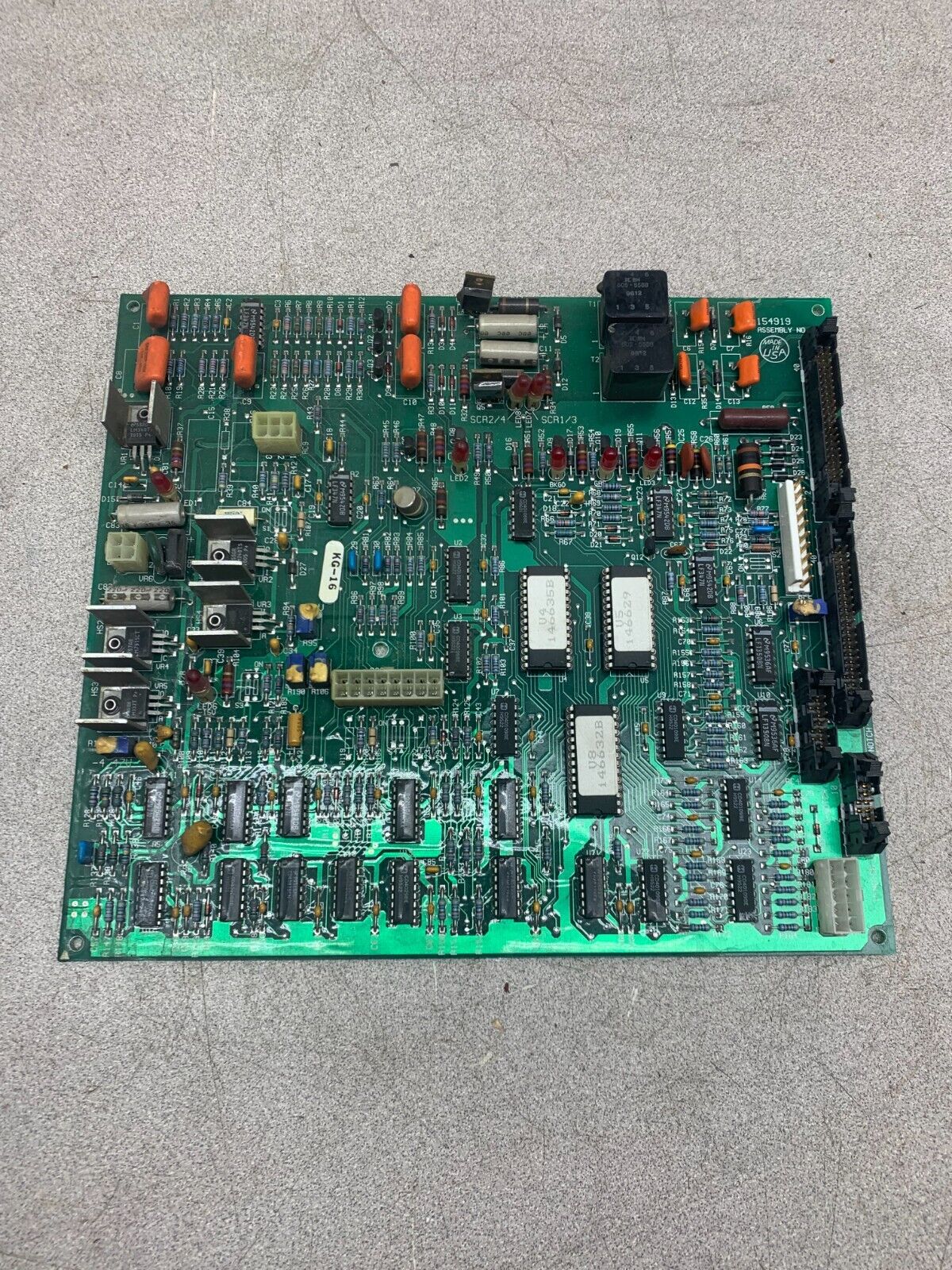 USED MILLER ELECTRIC CONTROL BOARD 154919