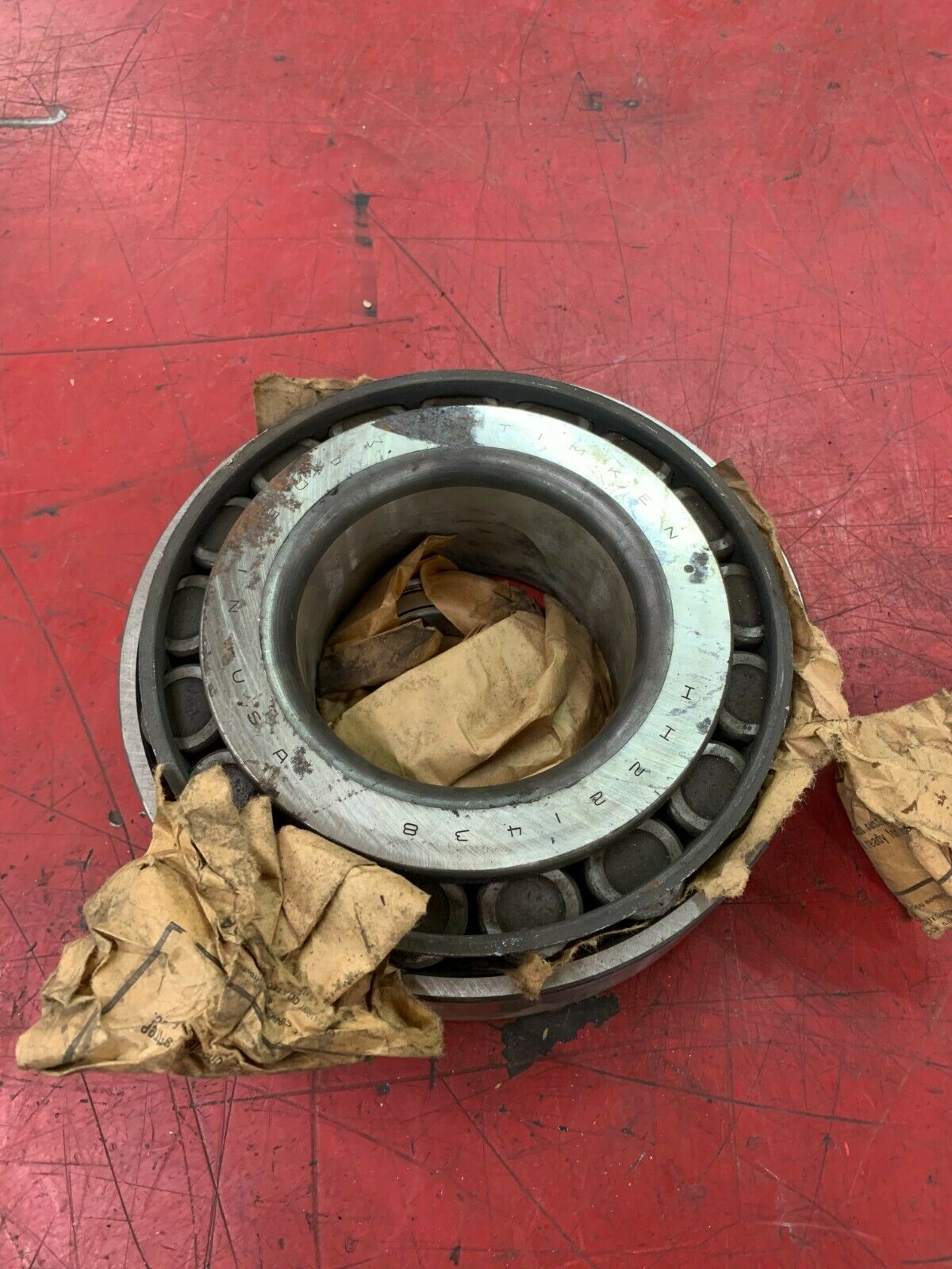 NEW NO BOX TIMKEN TAPERED ROLLER CONE BEARING HH221438 WITH CUP HH221410 RACE