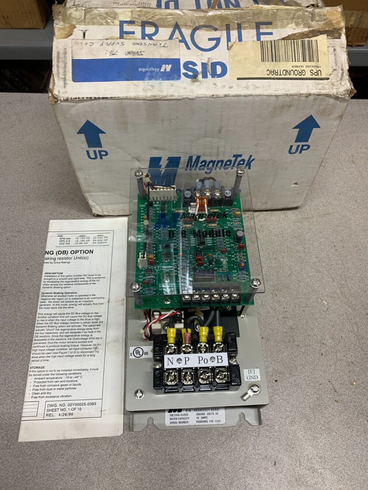 NEW IN BOX MAGNETEK CONTROL MODULE 46S03331-0060