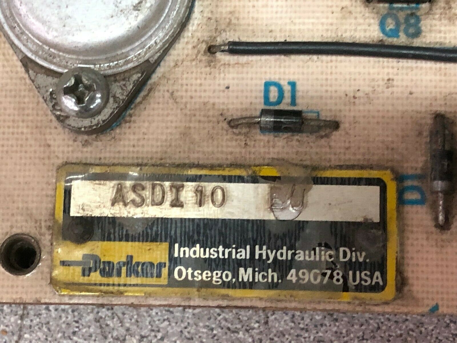 USED PARKER CIRCUIT BOARD ASDI10