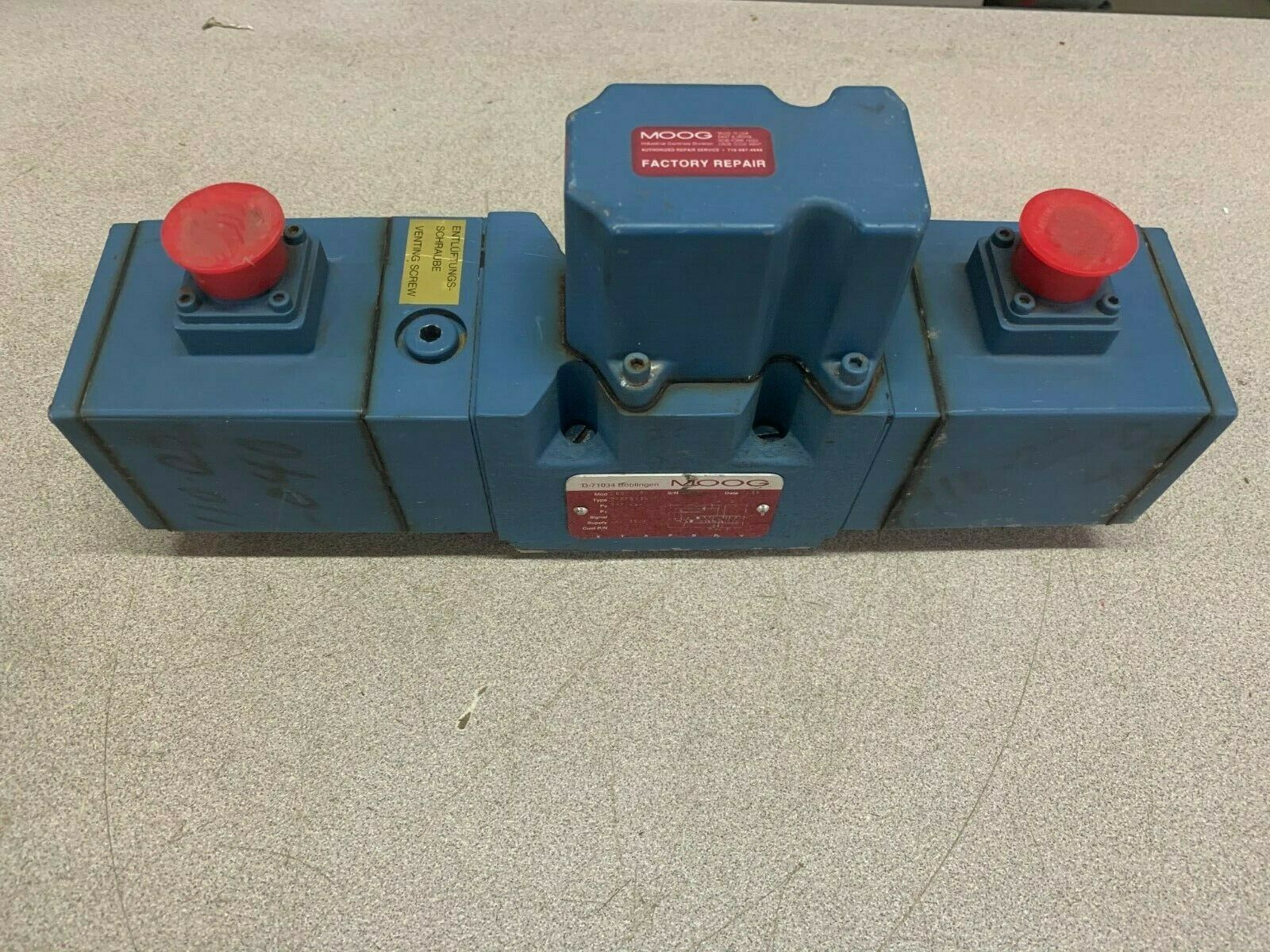 REMANUFACTURED MOOG D651-404 HYDRAULIC SERVO VALVE P70FBX3ANFX