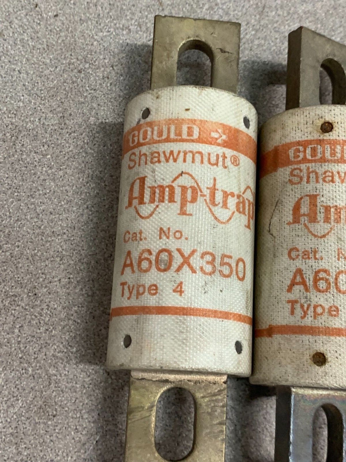 LOT OF 3 NEW NO BOX GOULD SHAWMUT AMP-TRAP FUSE A60X350