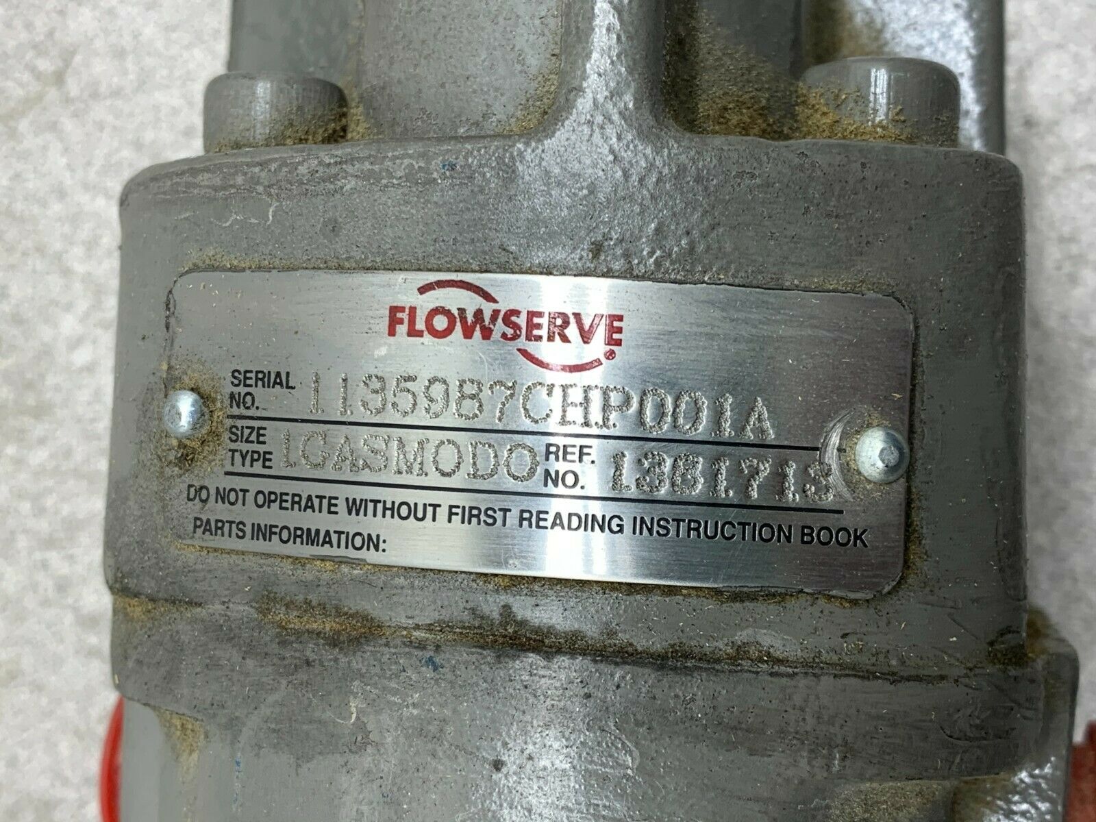 NEW FLOWSERVE 1381713 PUMP SIZE 1CASMODO