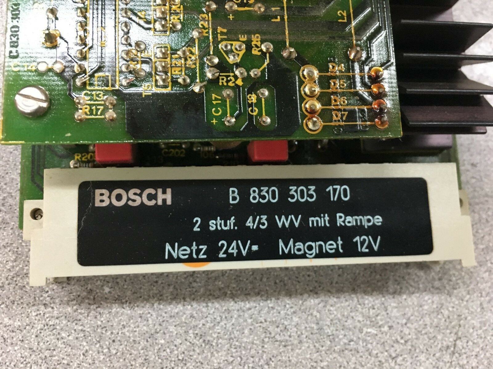 USED BOSCH B830303170 AMPLIFIER BOARD B 830 303 170