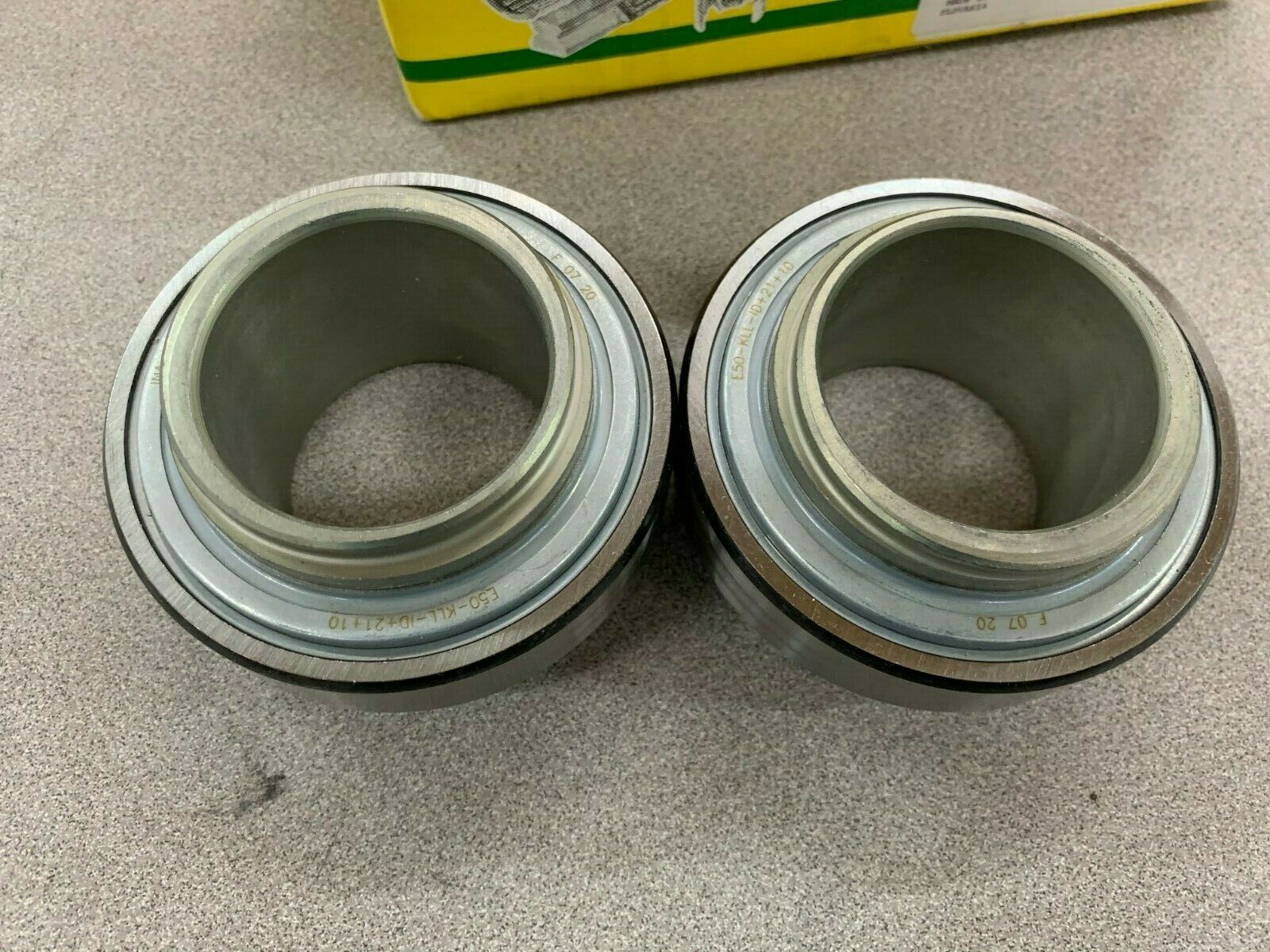 NEW BOX OF 2 INA INSERT BEARINGS E50-KLL-ID+21+10