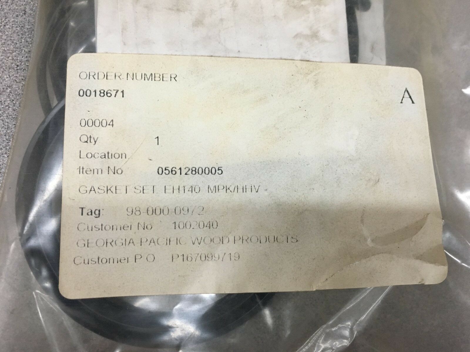 NEW IN BOX FLUIDOL 1.750" SHAFT SIZE SEAL SEAT 74542-0016