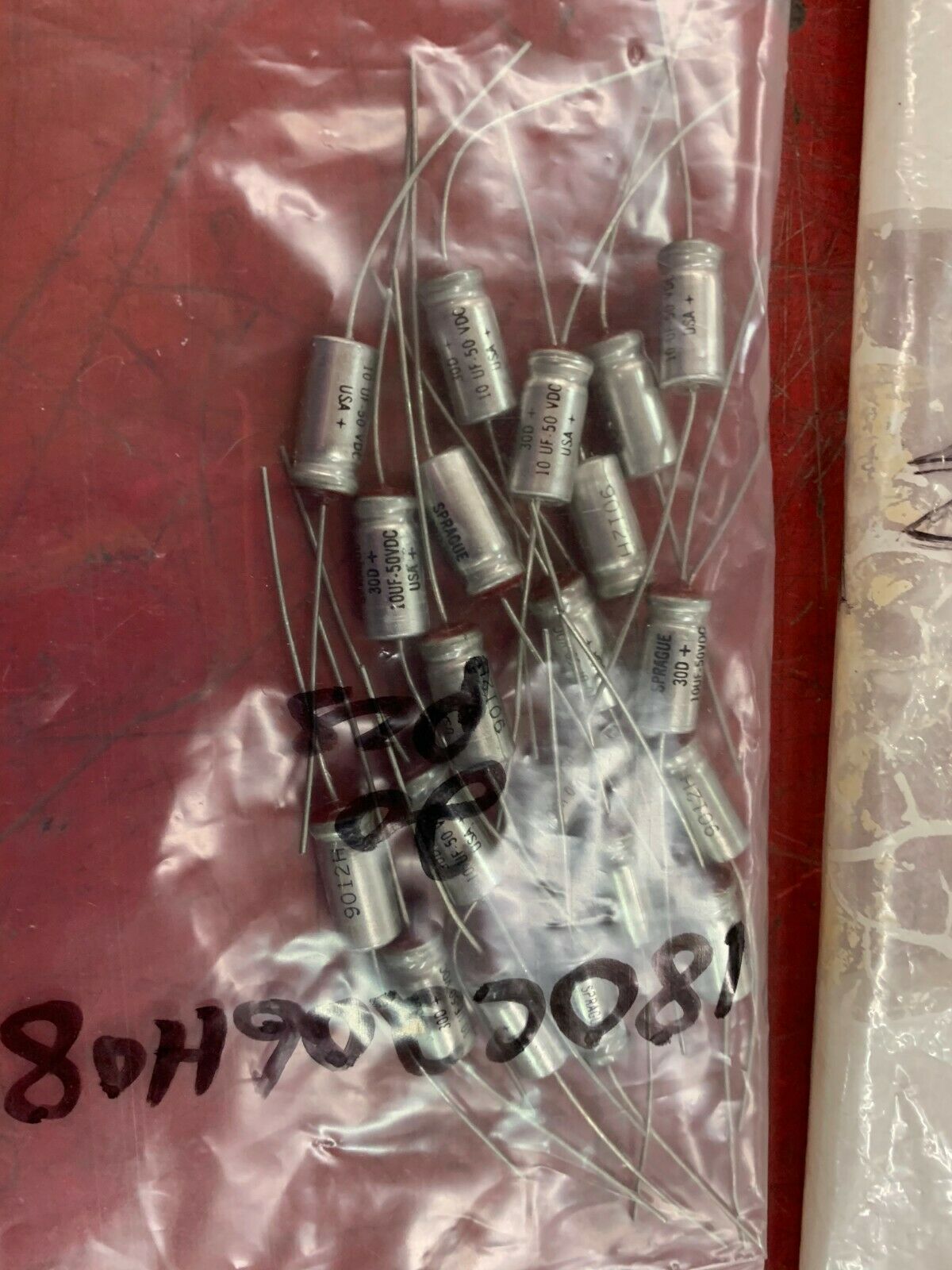 LOT OF 20 NEW NO BOX SPRAGUE CAPACITORS 180C206H08