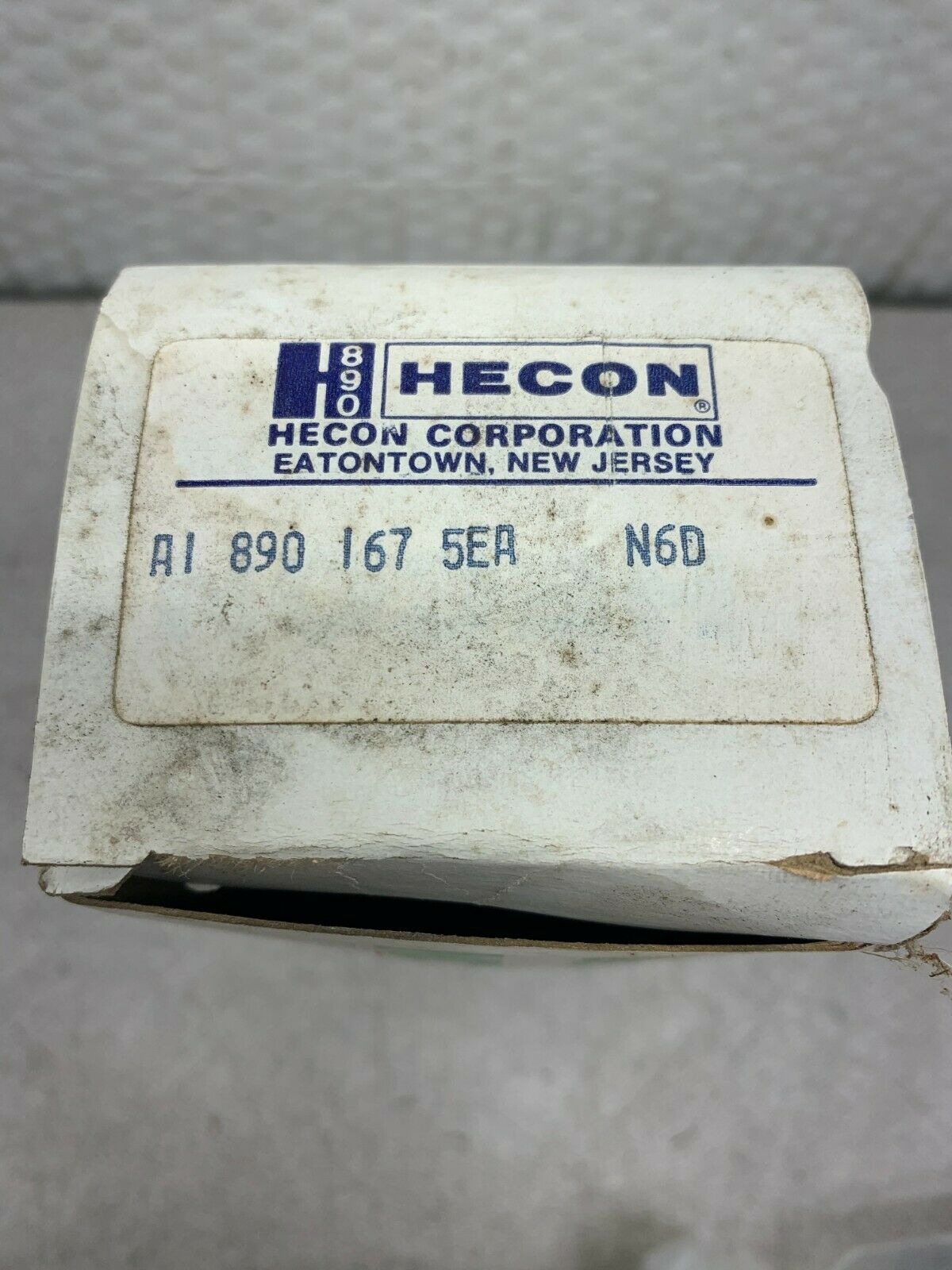 BOX OF 5 NEW IN BOX HECON PART A1 890 167