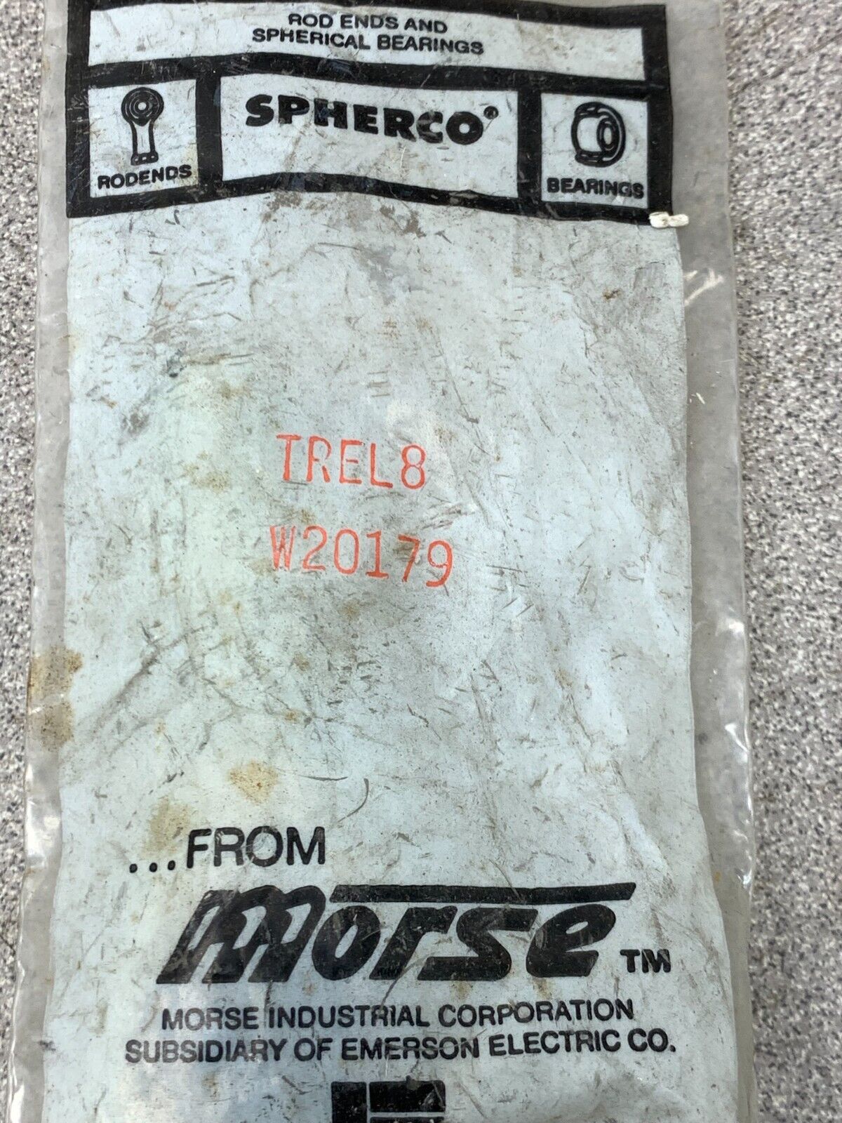 NEW IN PACKAGE MORSE SPHERCO ROD END BEARING TREL8