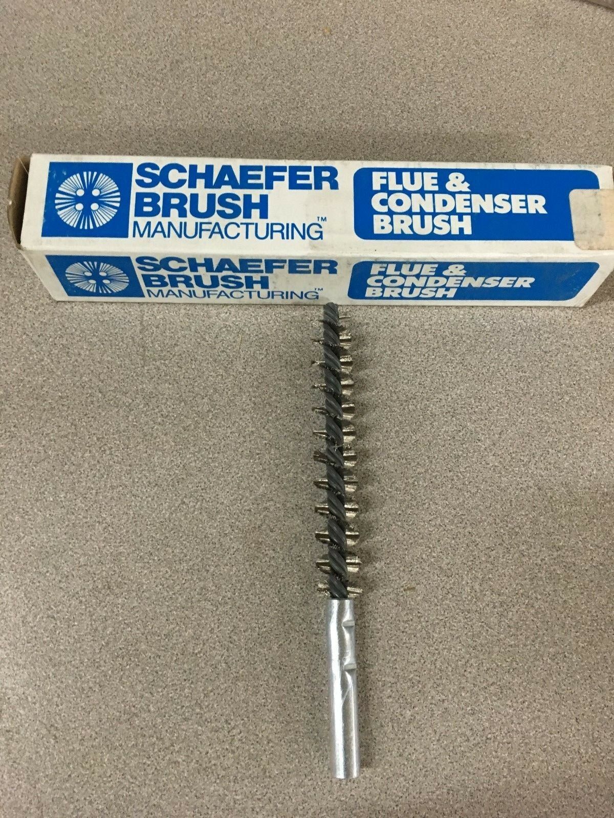 NEW IN BOX SCHAEFER BRASS WIRE BRUSH 5/8" DIAMETER 43516