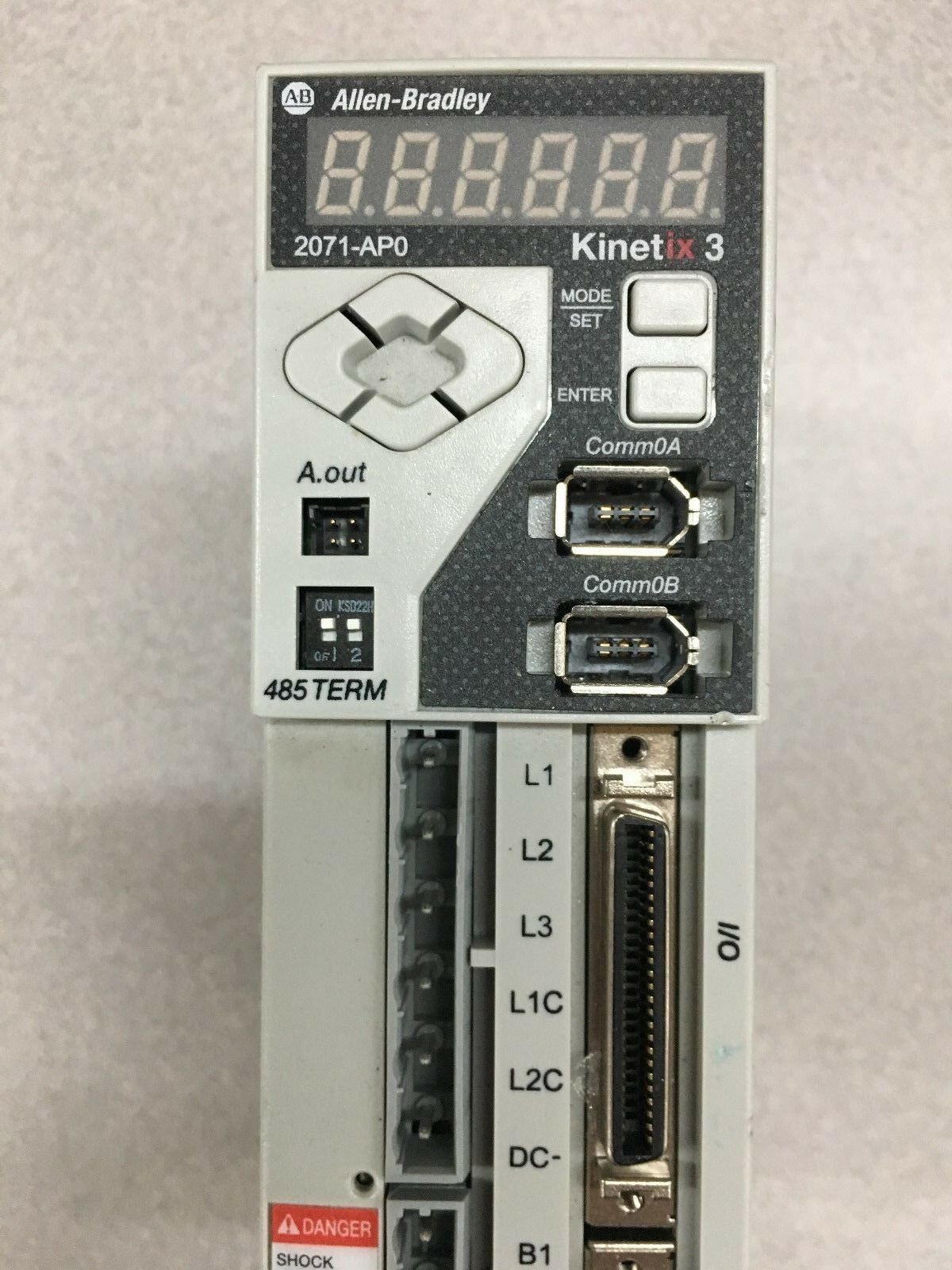 USED ALLEN-BRADLEY Kinetix 3 SERVO DRIVE 2071-AP0 SERIES A