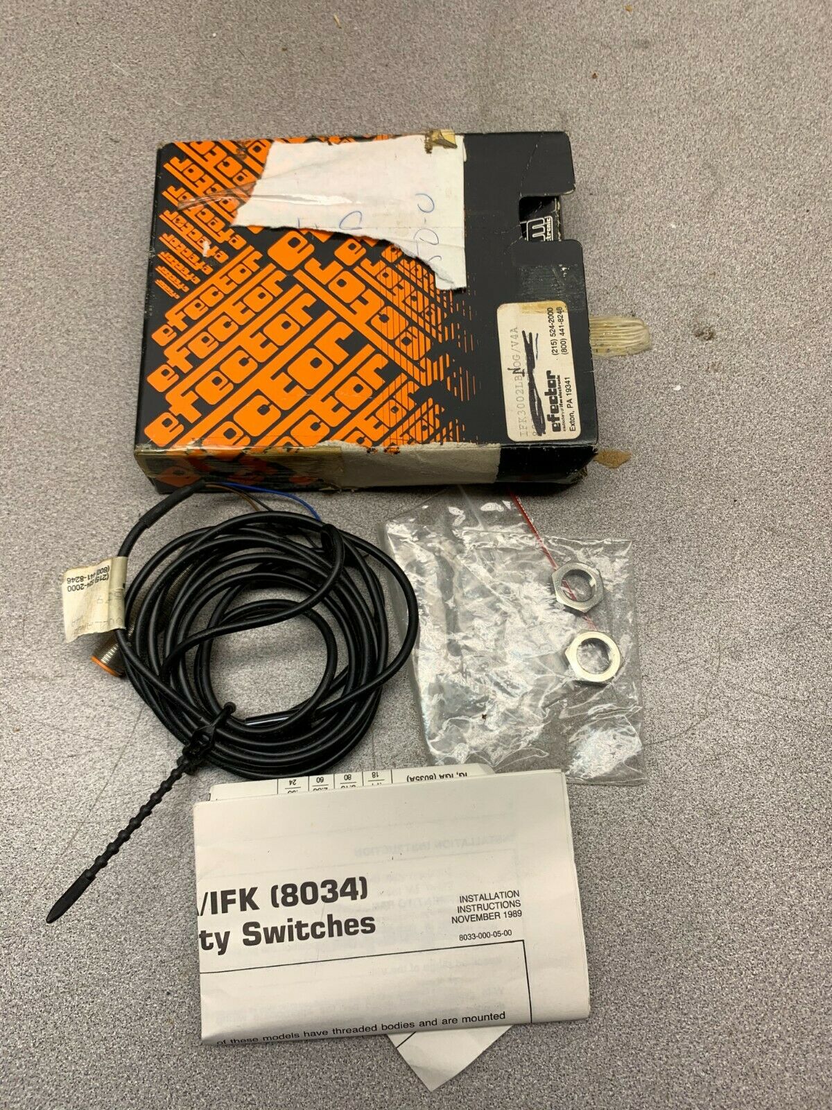 NEW IN BOX EFECTOR SENSOR IFK3002LAN0G