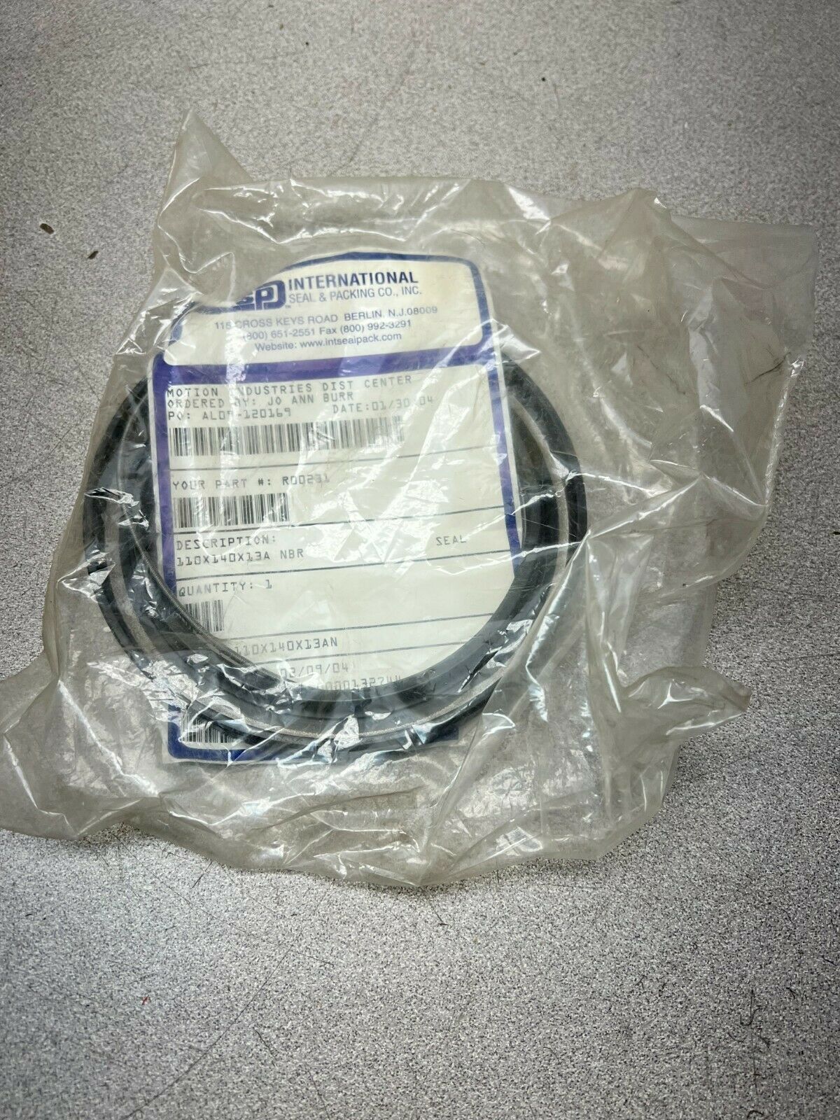 NEW IN PACKAGE ISP SEAL R00231