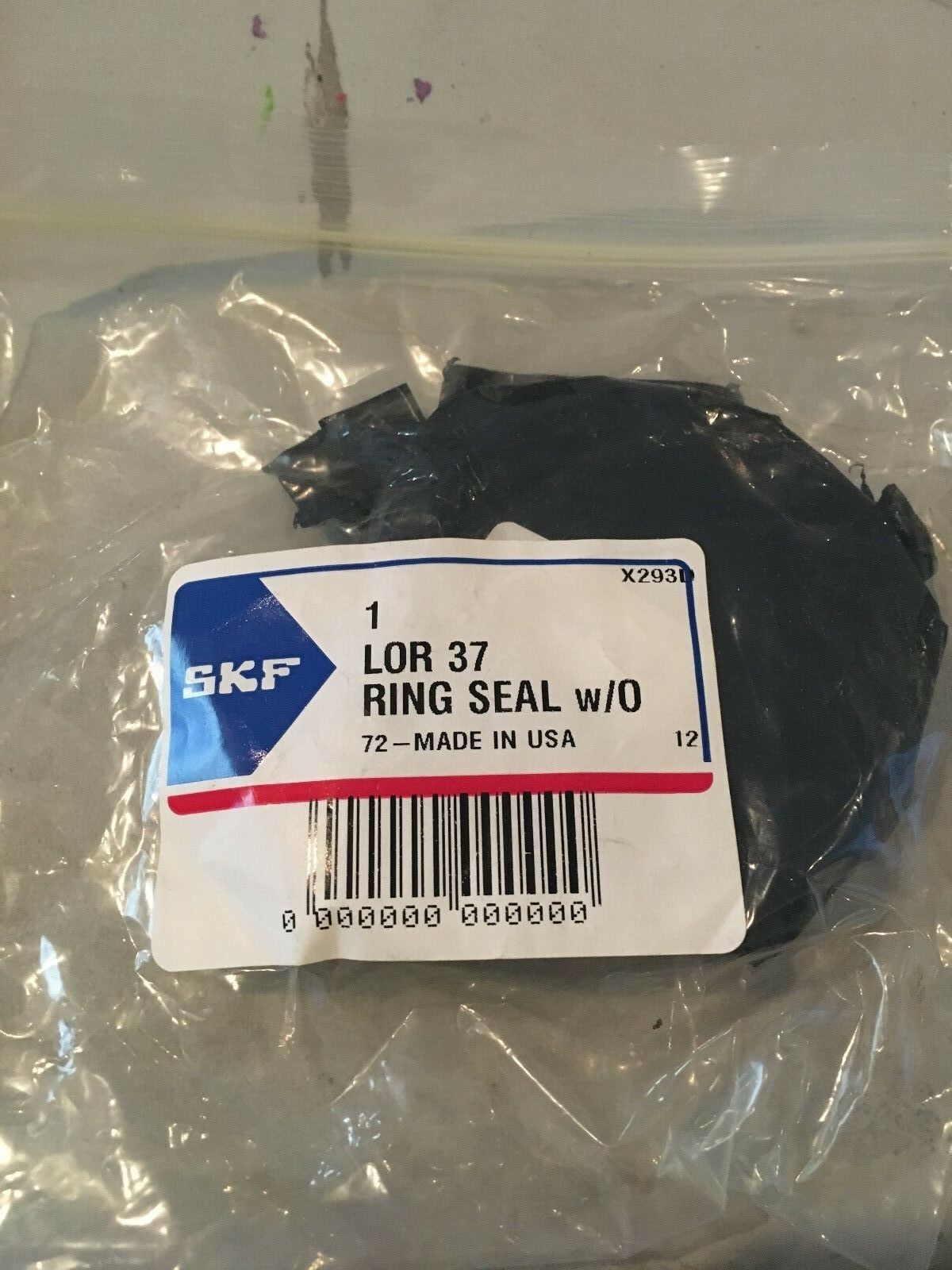 NEW IN BAG SKF RING SEAL LOR37