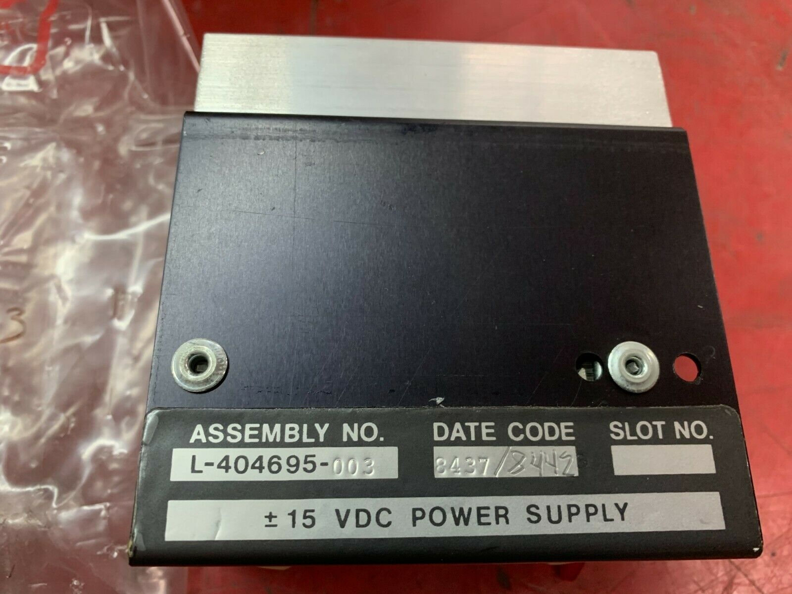 NEW OILGEAR 15VDC. POWER SUPPLY L-404695-003