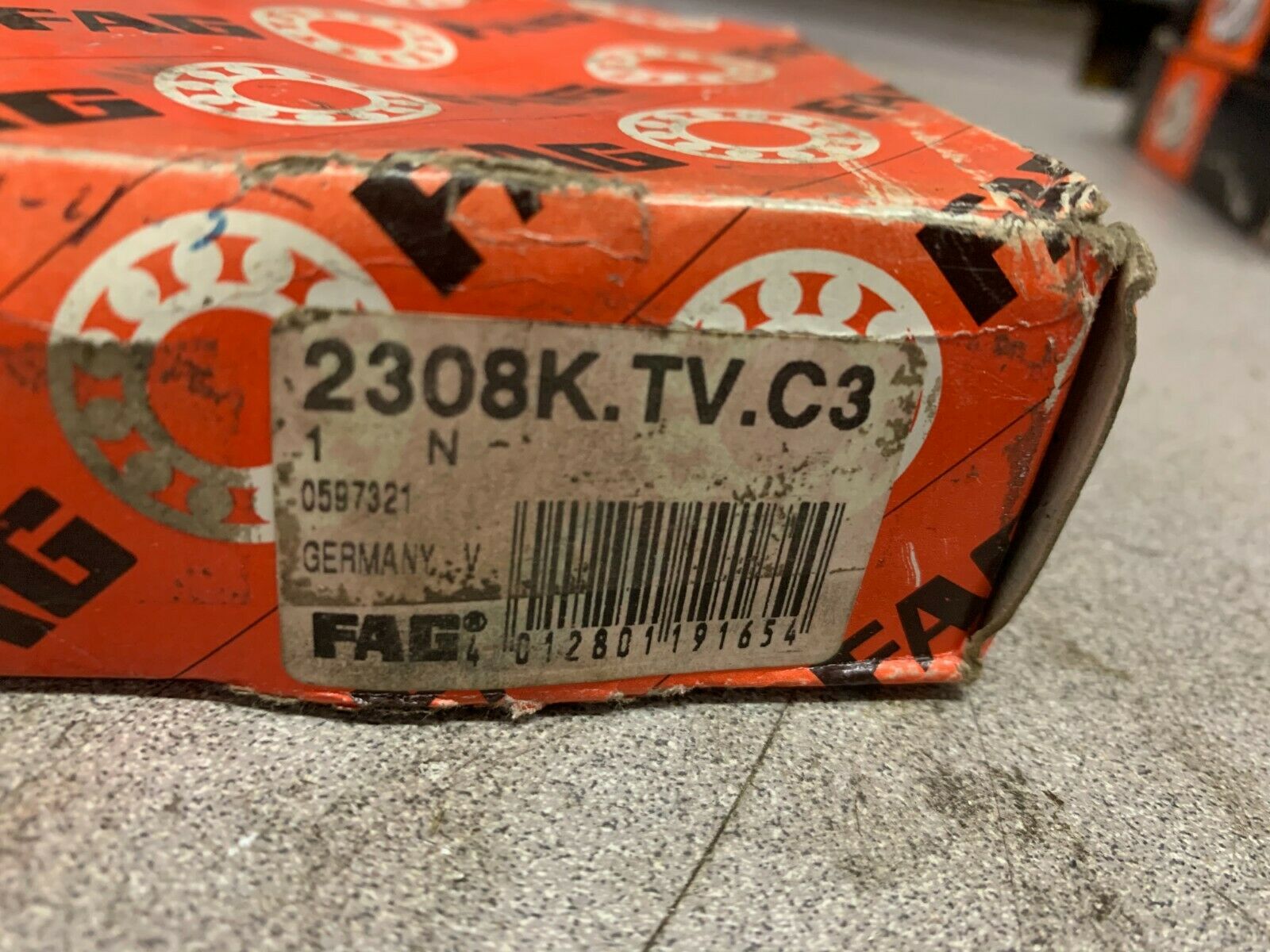 NEW IN BOX FAG ROLLER BEARING 2308K.TV.C3