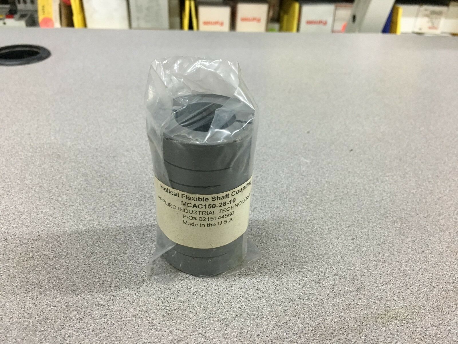 NEW NO BOX HELICAL FLEXIBLE SHAFT COUPLING MCAC150-28-10