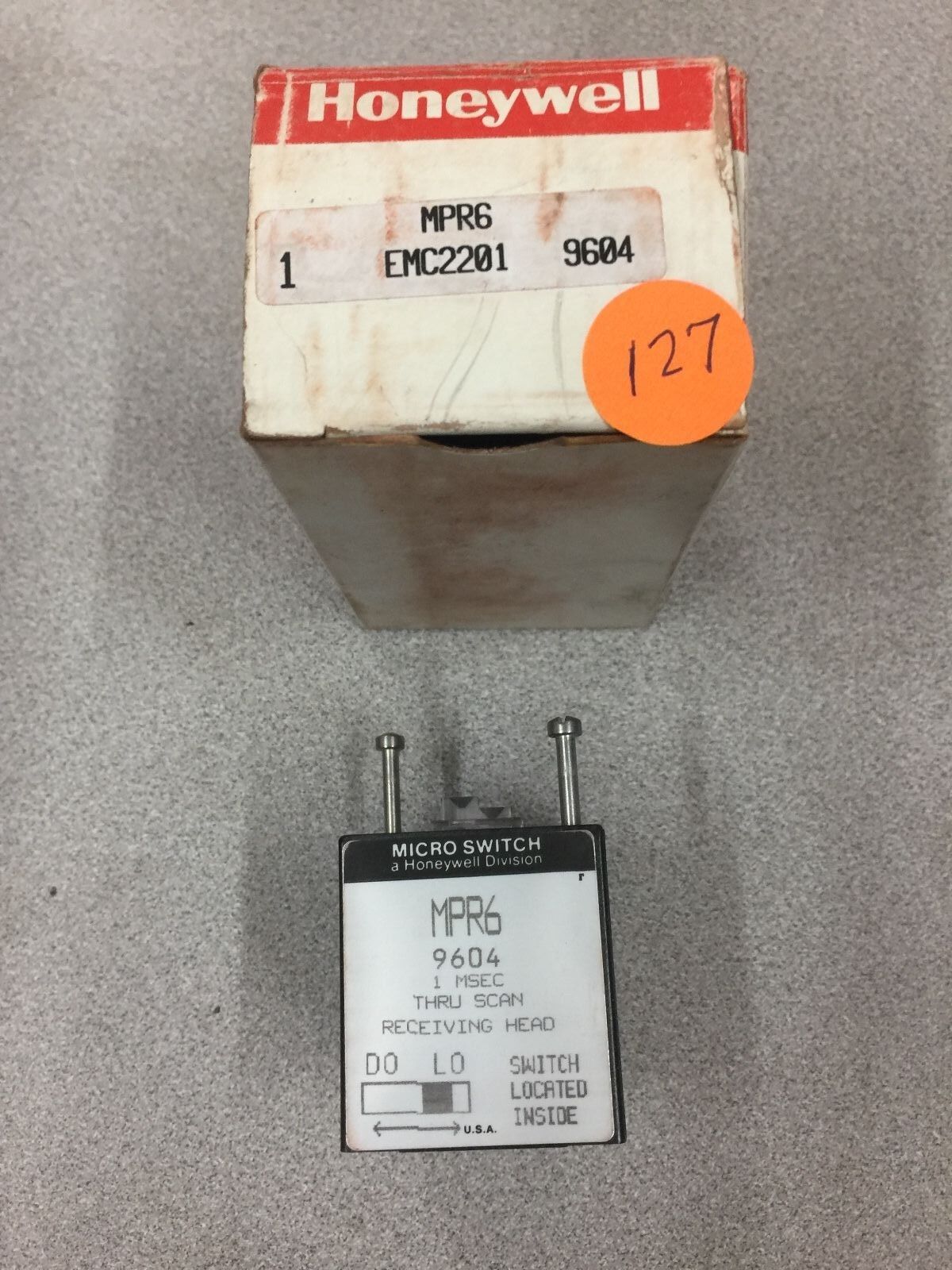 NEW IN BOX HONEYWELL MICRO SWITCH MPR6 EMC2201 9604