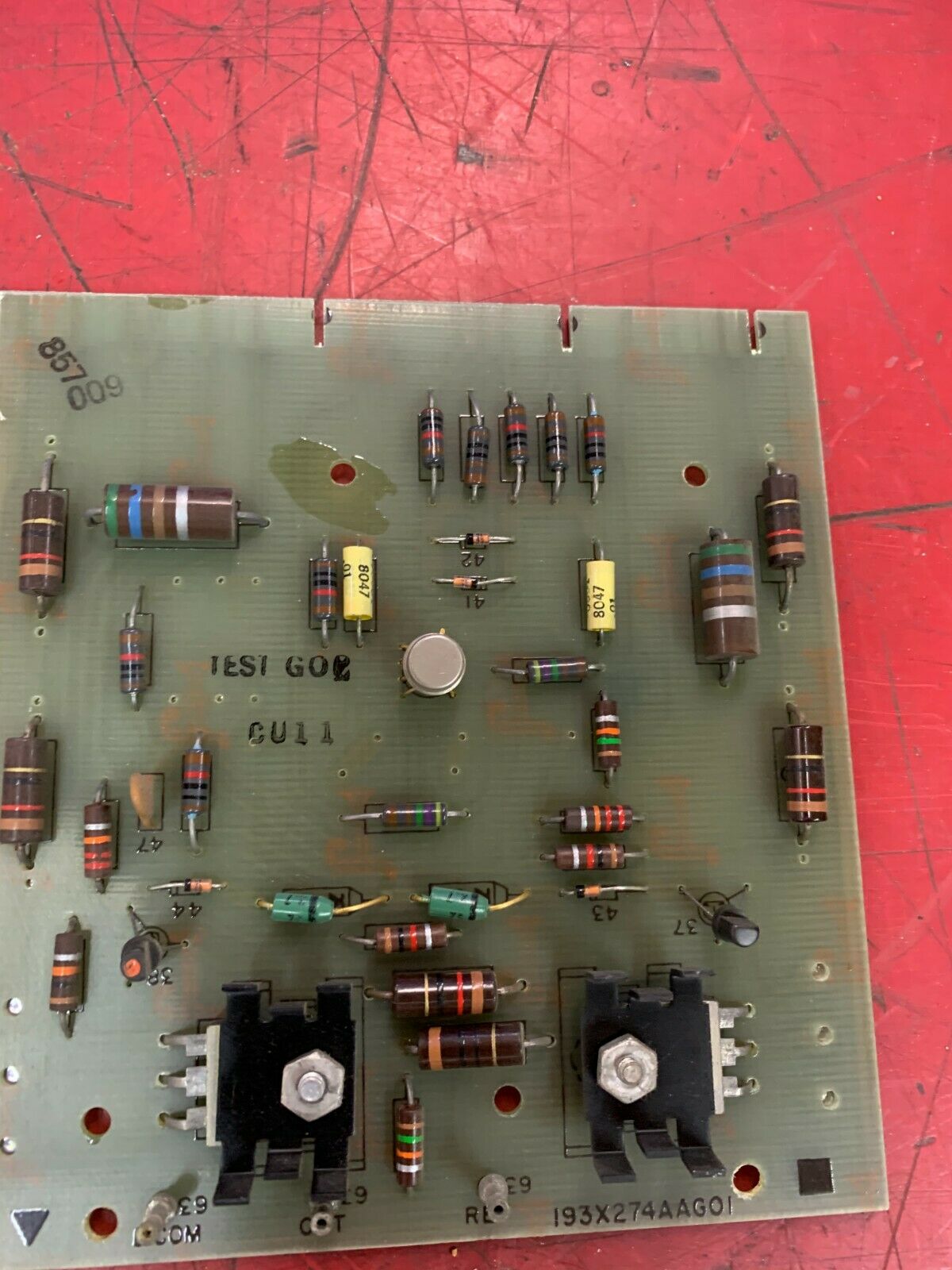 USED GENERAL ELECTRIC POWER UNIVERSAL AMPLIFIER BOARD 193X274AAG01