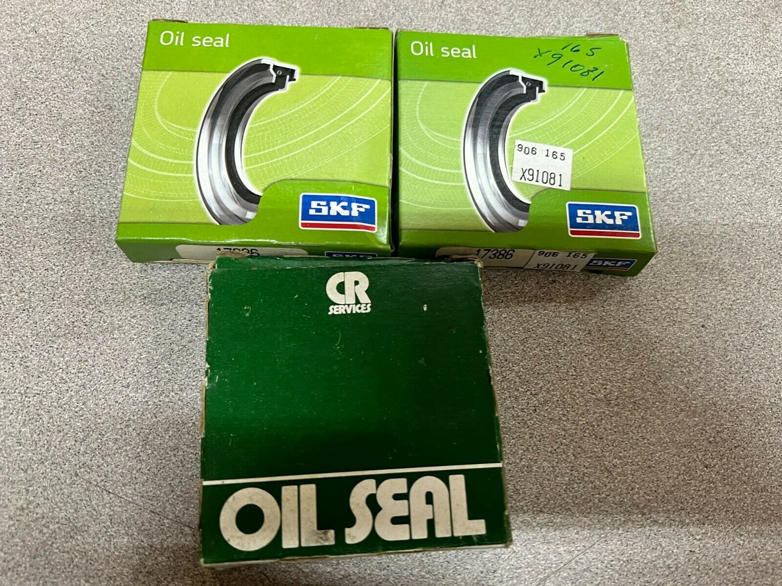 LOT OF 3 NEW IN BOX CHICAGO RAWHIDE OILSEAL 17386