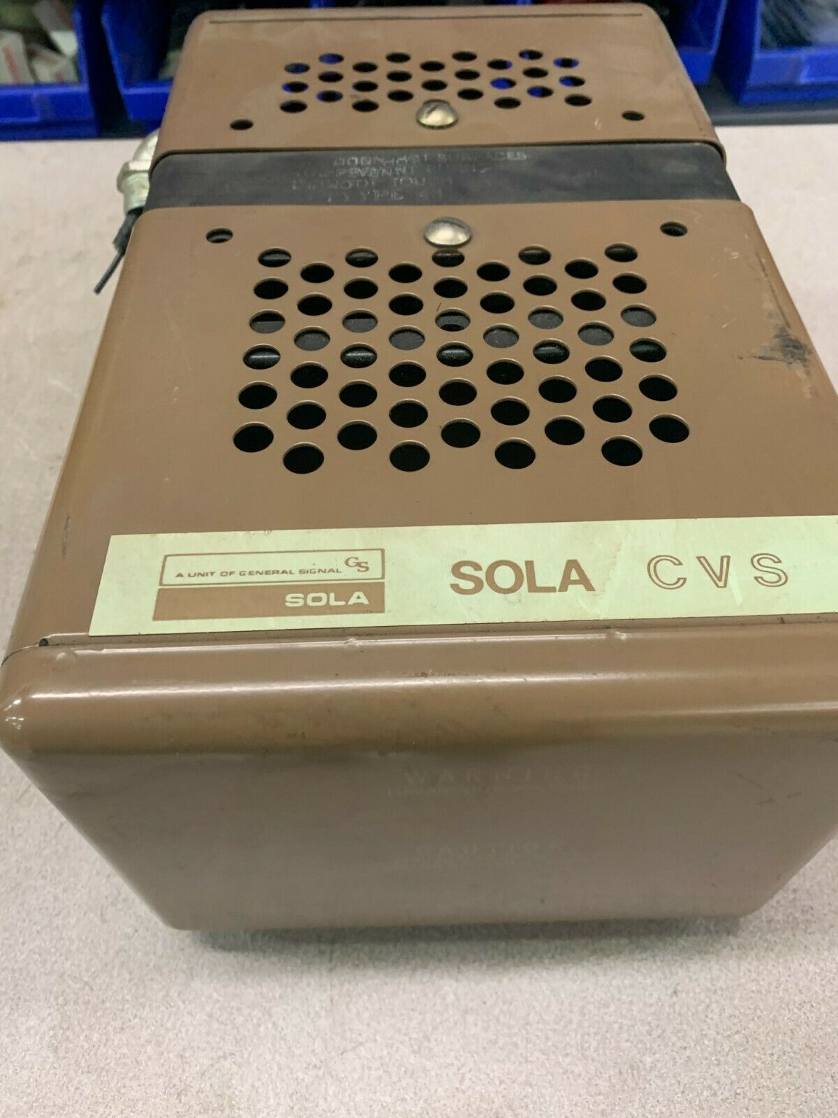 USED SOLA CONSTANT VOLTAGE TRANSFORMER 23-00150-0800-23