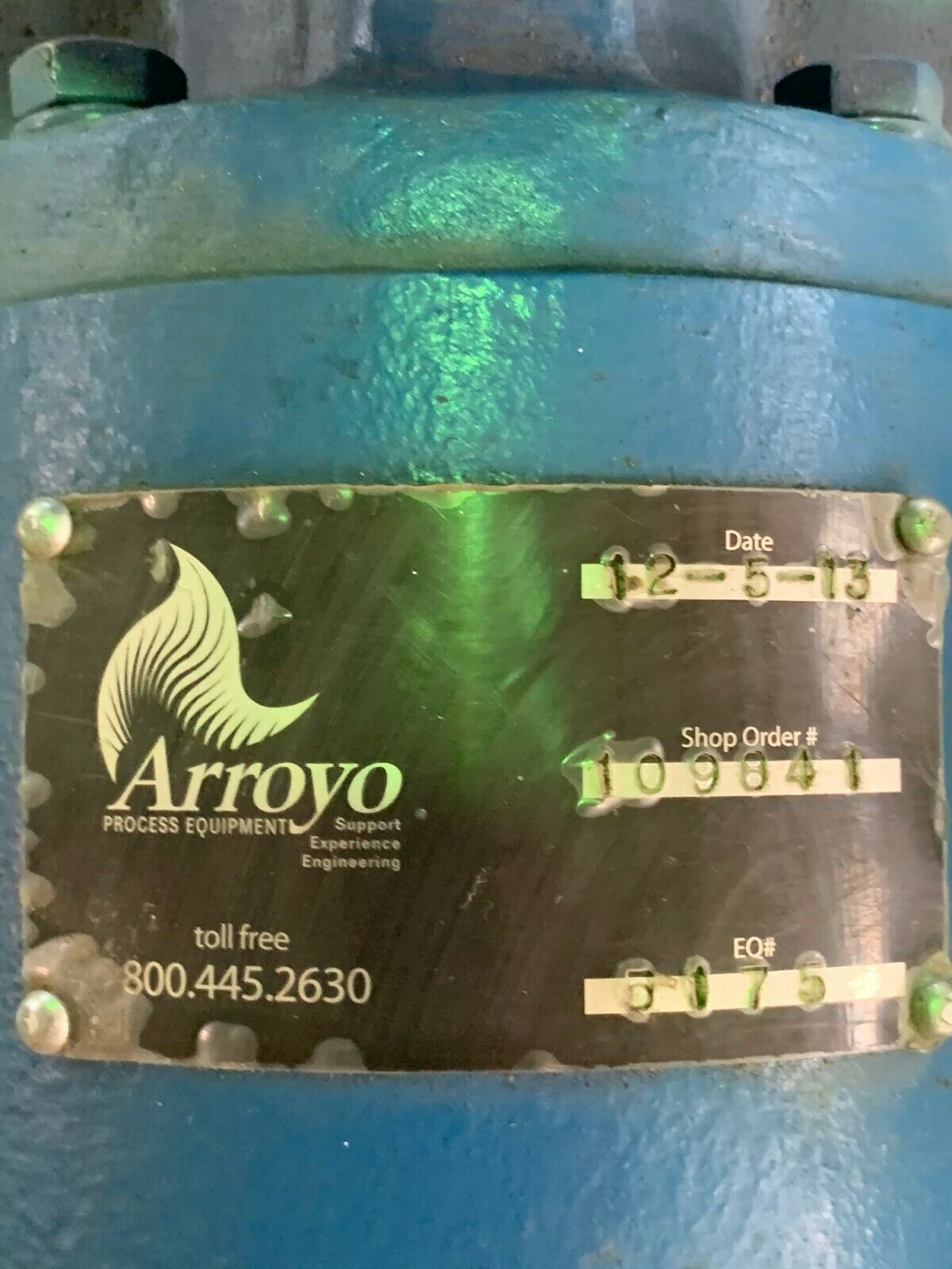 NEW ARROYO PROCESS EQUIPMENT PUMP 109841