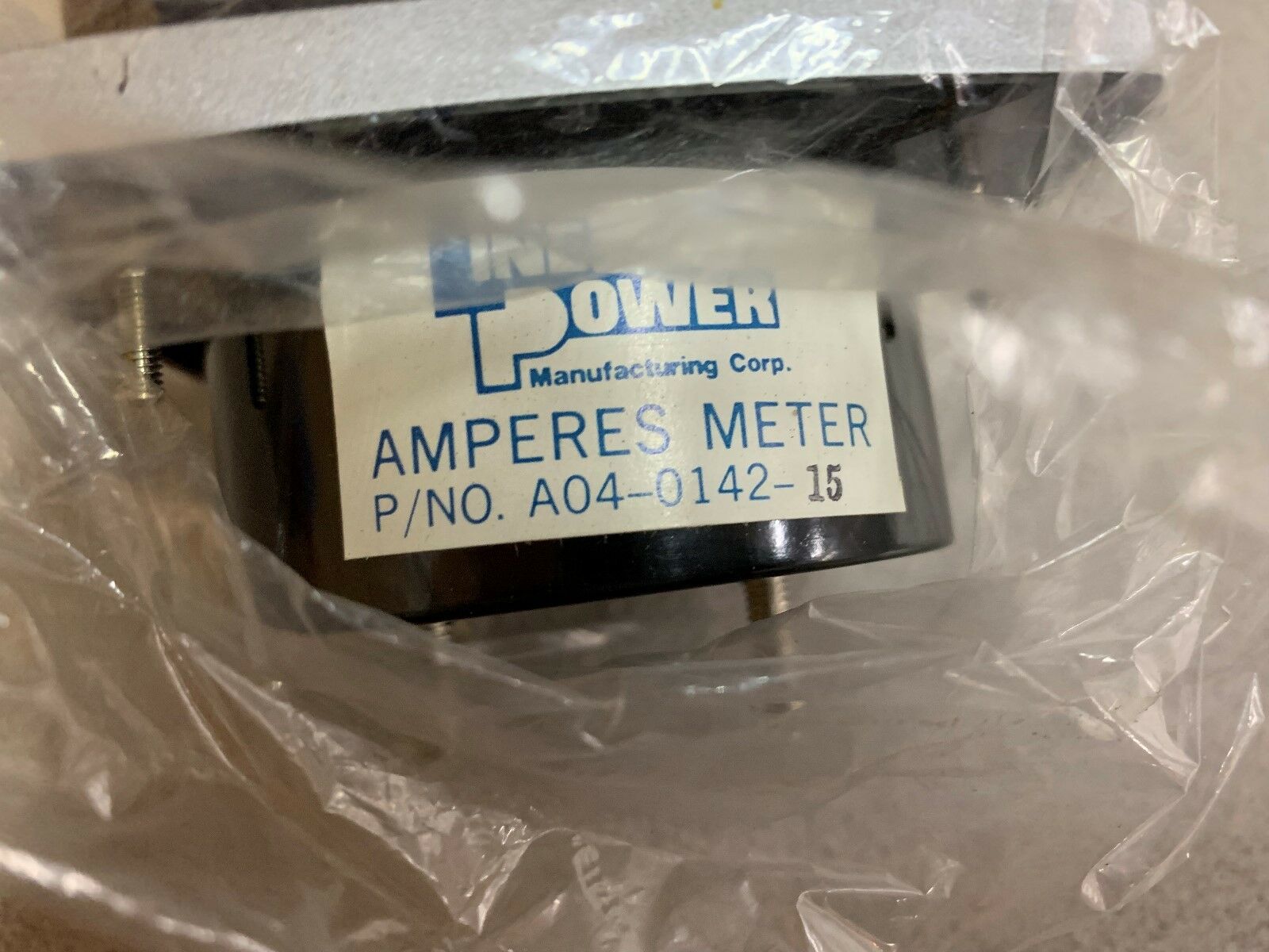 NEW IN BOX INE POWER 0-600 AMP AMPERES METER A04-0142-15