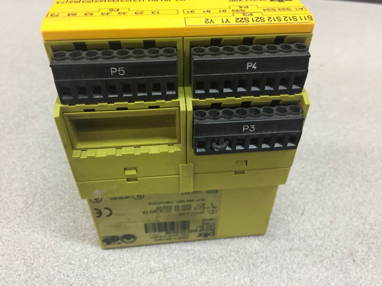 USED PILZ 24VDC COIL ESTOP SAFETY RELAY PNOZ X9P