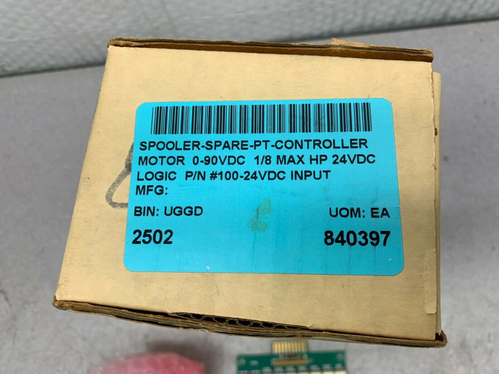 NEW IN BOX POWER UPS CORP. DC MOTOR CONTROL BOARD 100-24VDC