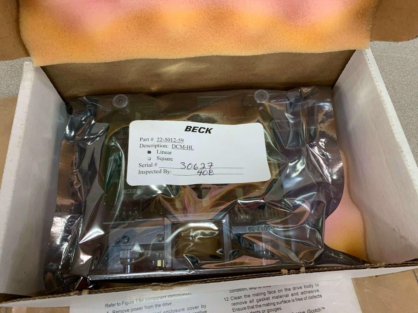 NEW IN BOX BECK G42 DCM KIT 12-8064-04