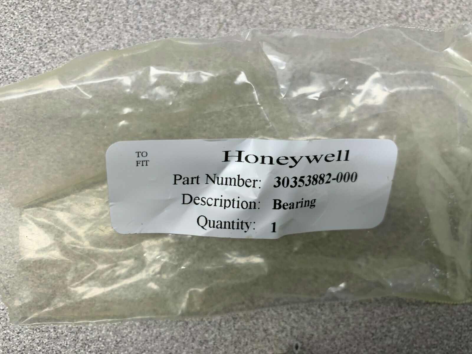 NEW NO BOX HONEYWELL BEARING 30353882-000