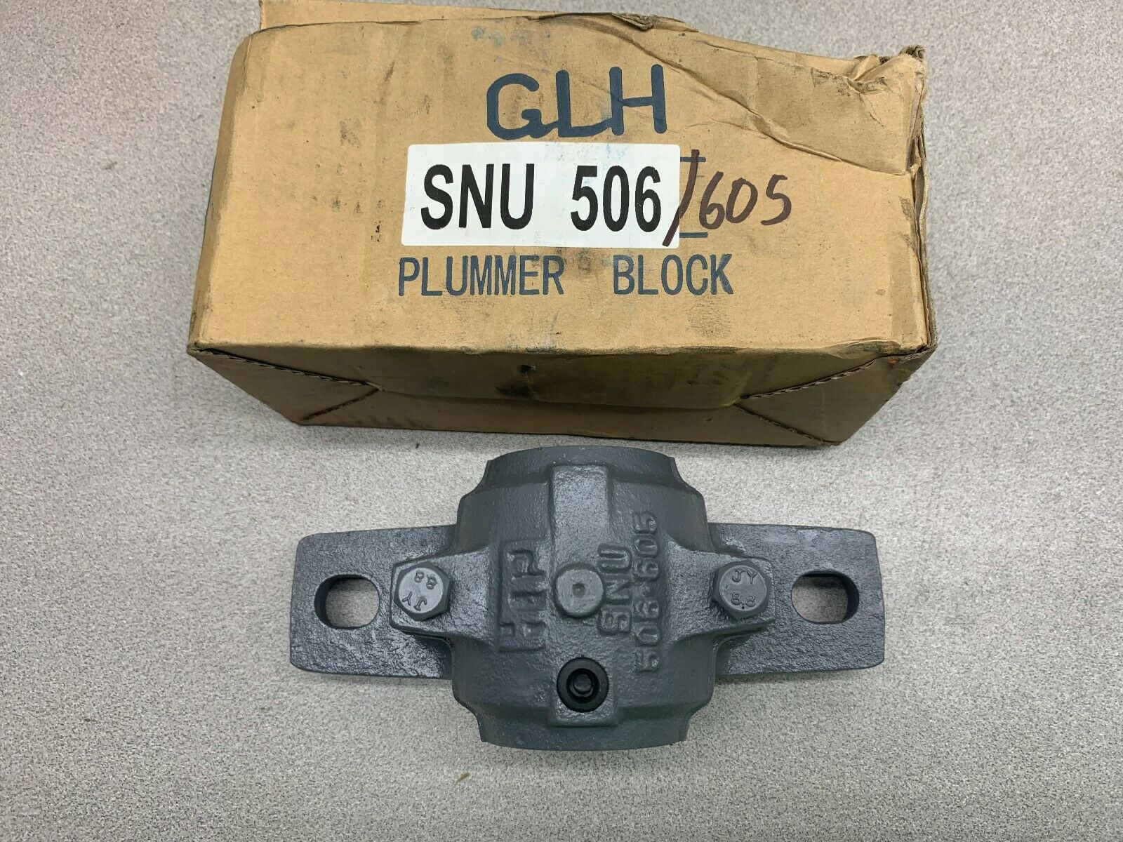 NEW IN BOX GLH PLUMMER BLOCK SNU 506