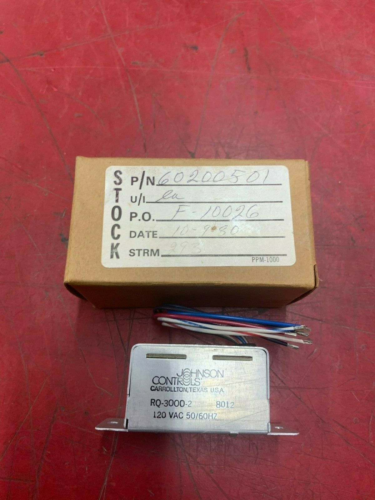 NEW IN BOX JOHNSON CONTROLS RELAY RQ-3000-2