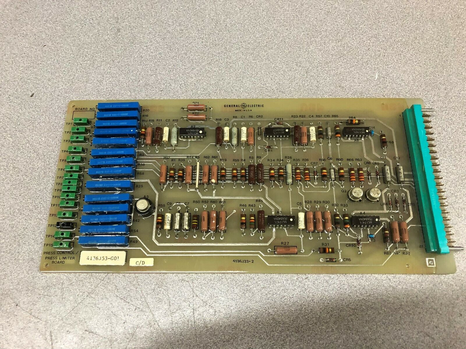 USED GE CIRCUIT BOARD 4136J53-G01