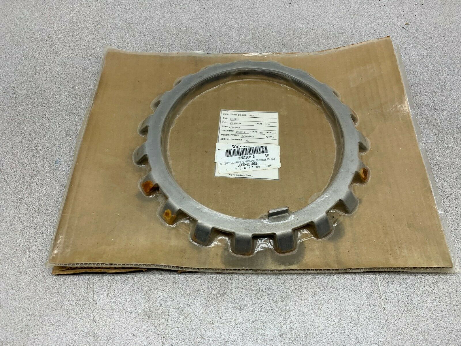 NEW WESTINGHOUSE 4390B13H01 LOCKWASHER RCPCPXAM