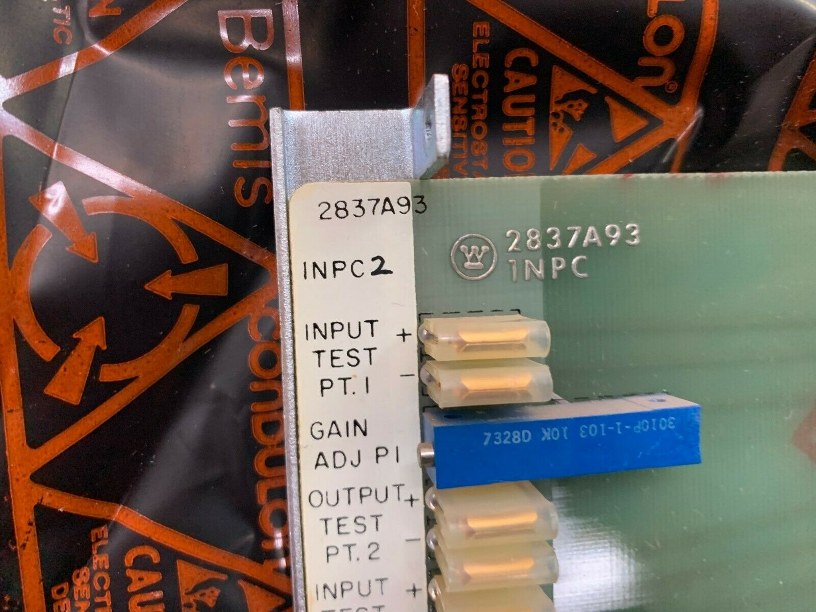 NEW NO BOX WESTINGHOUSE CIRCUIT BOARD 2837A93